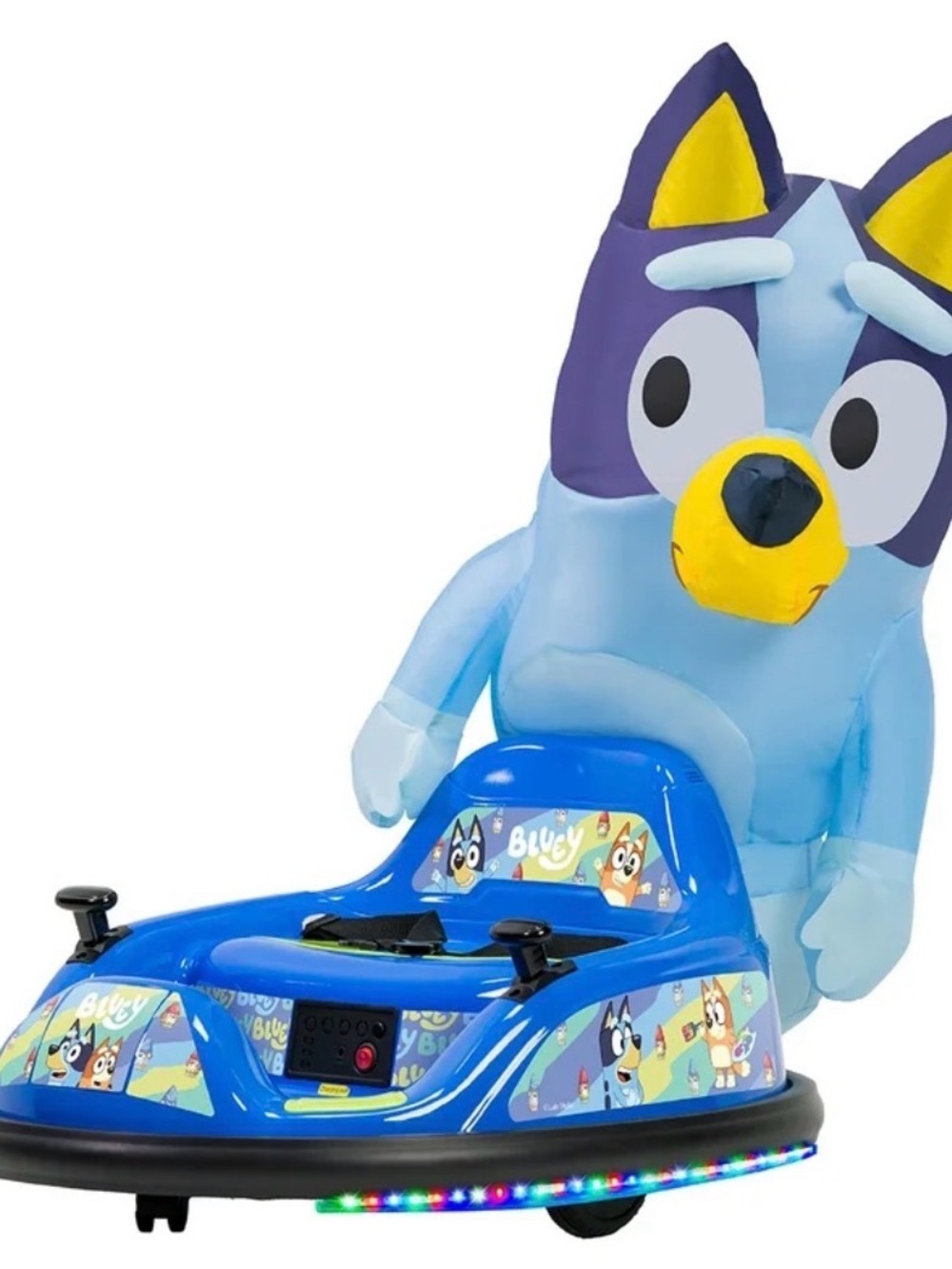 Themed Blue Kids Ride-On Bumper Car